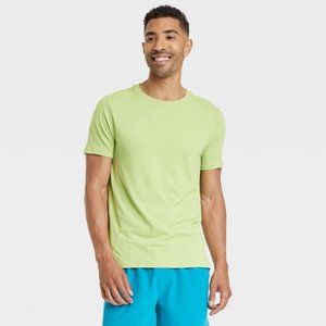 All in Motion Men's Short Sleeve Performance T-Shirt, Arch‎ Green, Size XXL, NWT